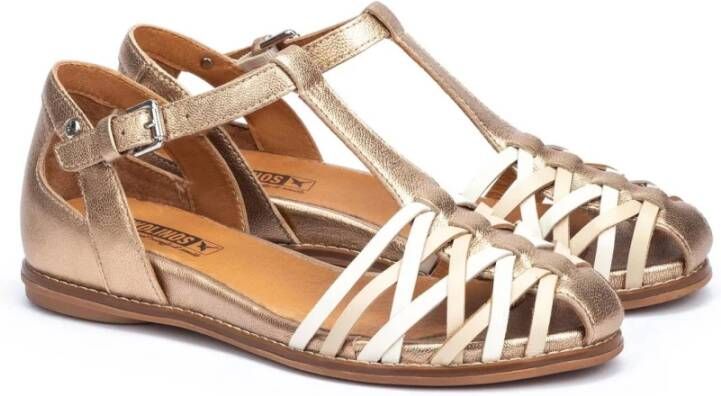 Pikolinos Flat Sandals Beige Dames