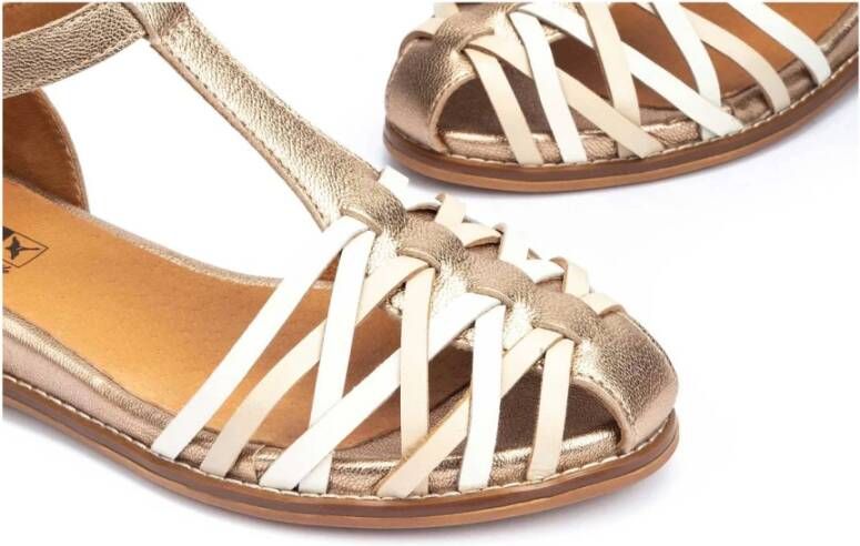 Pikolinos Flat Sandals Beige Dames
