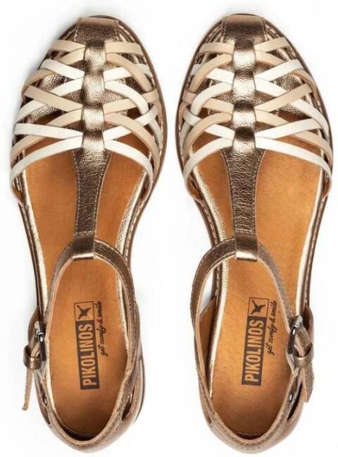 Pikolinos Flat Sandals Beige Dames