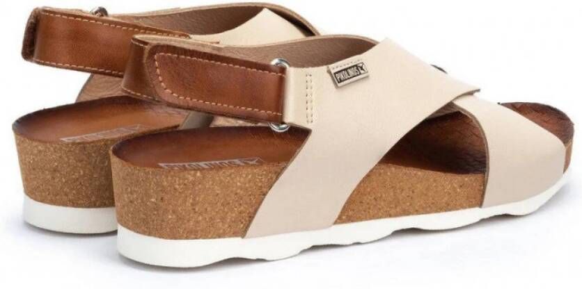 Pikolinos Flat Sandals Beige Dames