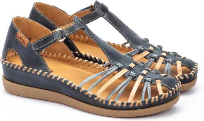 Pikolinos Flat Sandals Blauw Dames