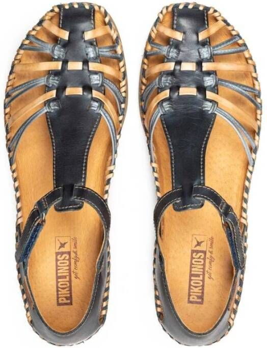 Pikolinos Flat Sandals Blauw Dames
