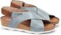 Pikolinos Romantische sleehak sandalen Blue Dames - Thumbnail 37