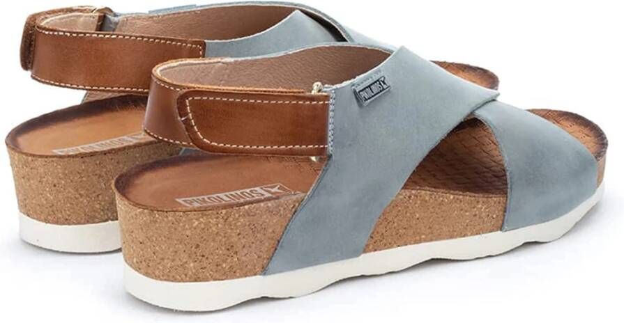 Pikolinos Flat Sandals Blauw Dames