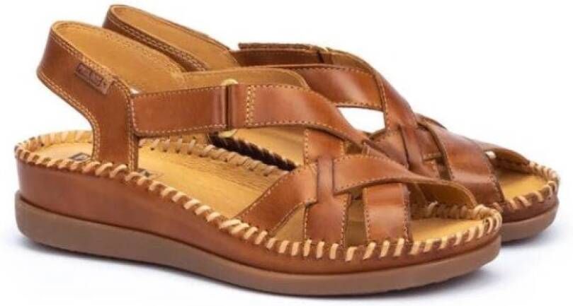 Pikolinos Flat Sandals Bruin Dames