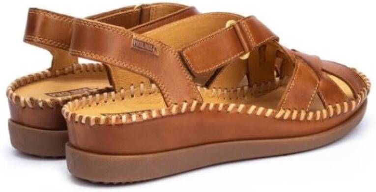 Pikolinos Flat Sandals Bruin Dames