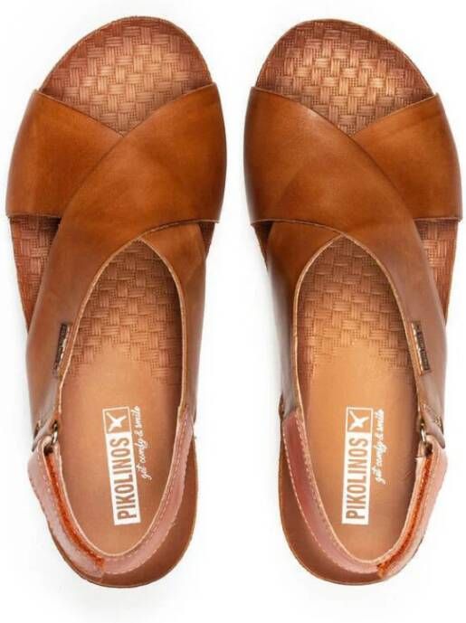 Pikolinos Flat Sandals Bruin Dames