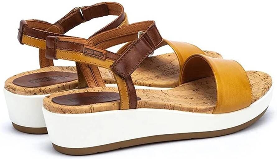 Pikolinos Flat Sandals Bruin Dames