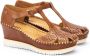 Pikolinos Kleurrijke sandalen met hoge sleehak Brown Dames - Thumbnail 4