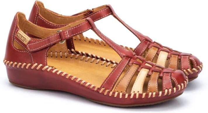 Pikolinos Flat Sandals Bruin Dames