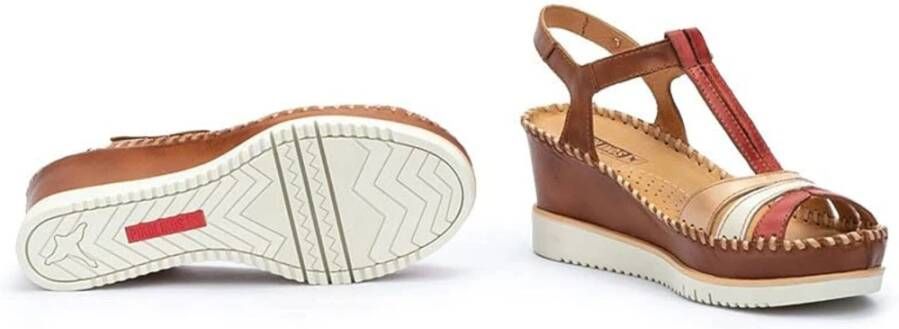 Pikolinos Flat Sandals Red Dames