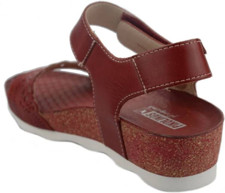 Pikolinos Flat Sandals Rood Dames