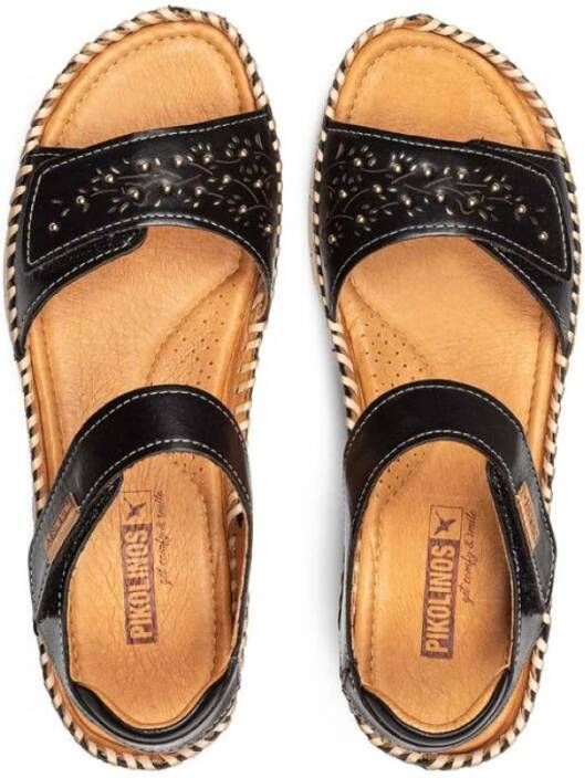 Pikolinos Flat Sandals Zwart Dames