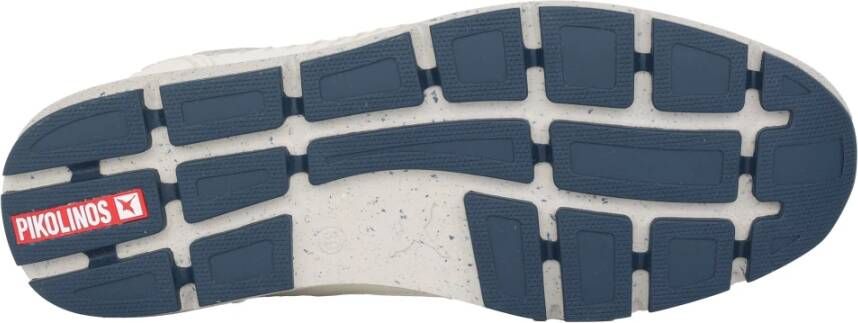 Pikolinos 'Fuencarral' Off White Leren Sneaker White Heren