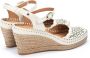 Pikolinos Handgemaakte Jute Sleehak Sandalen voor Dames White Dames - Thumbnail 5