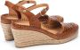 Pikolinos Handgemaakte Jute Sleehaksandaal voor Dames Brown Dames - Thumbnail 4