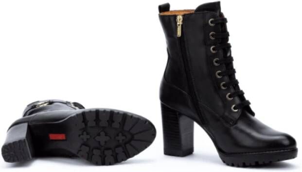 Pikolinos Gestudeerde Enkellaars met 9cm Hak Black Dames - Foto 6