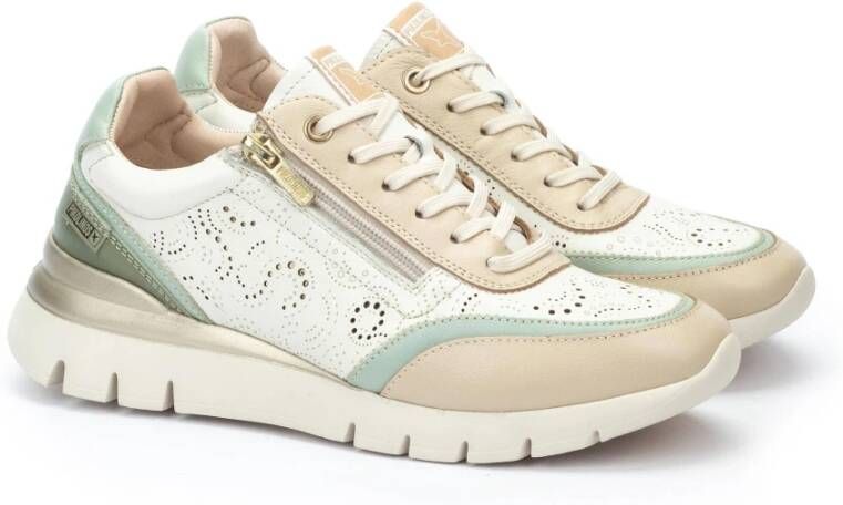 Pikolinos Off White Dames Sneaker Multicolor Dames