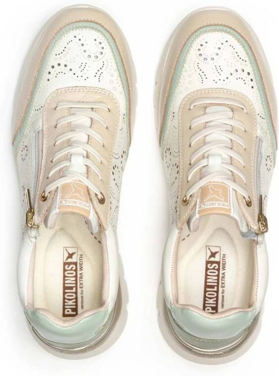 Pikolinos Off White Dames Sneaker Multicolor Dames