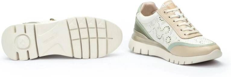 Pikolinos Off White Dames Sneaker Multicolor Dames
