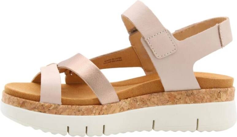 Pikolinos Stijlvolle Platte Sandalen voor Vrouwen Beige Dames