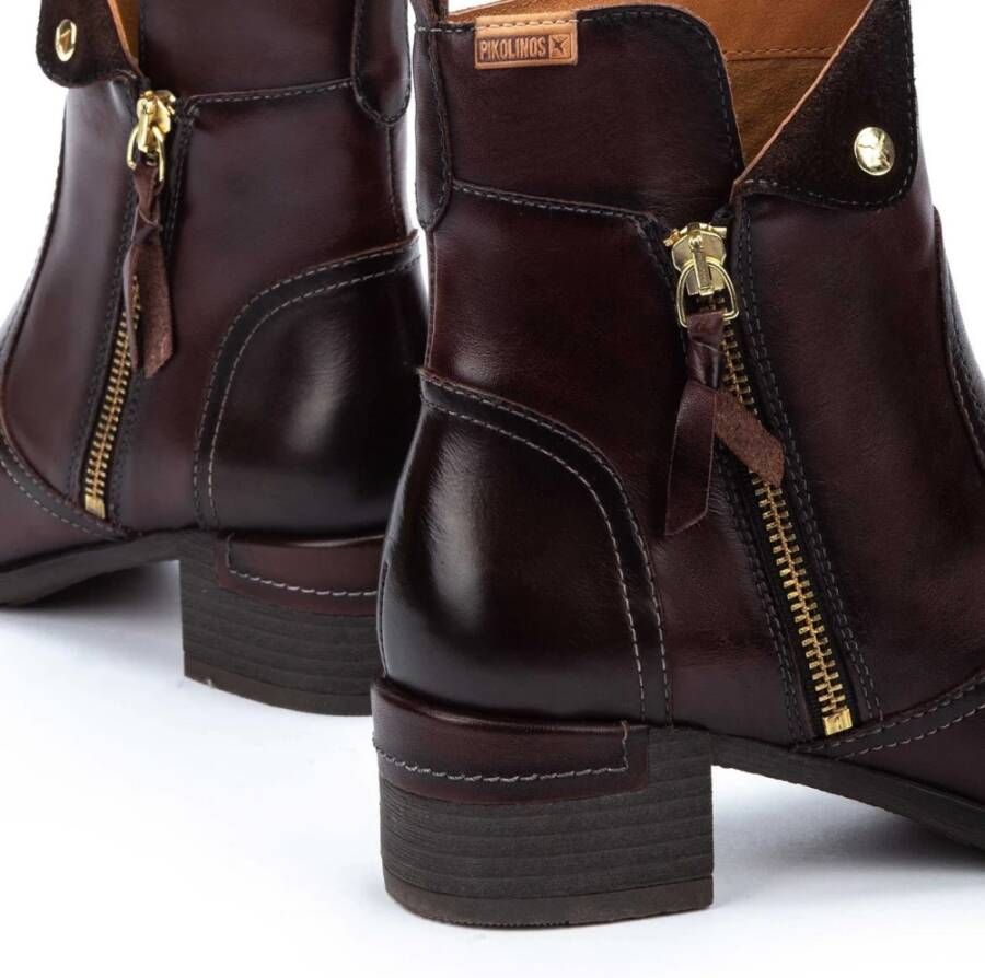 Pikolinos Stijlvolle bruine enkellaarsjes voor dames Brown Dames
