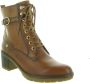 Pikolinos Dames Casual Camel Leren Laarzen Brown Dames - Thumbnail 3