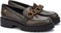 Pikolinos Studded Platform Loafers Green Dames - Thumbnail 2