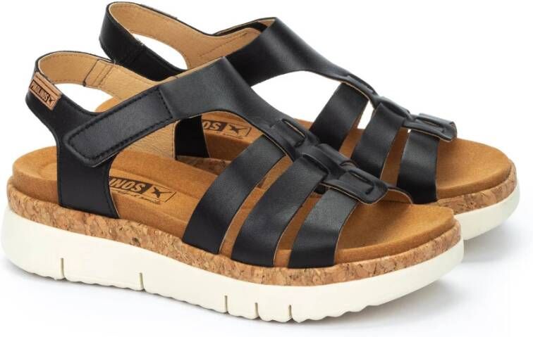 Pikolinos Zwarte damessandaal Palma Black Dames