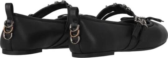 Pinko Ballerina Nappa Leren Schoenen Zwart
