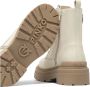 Pinko Boots Ankle-High Leather Boots With Gold Hardware Detail in wit - Thumbnail 3