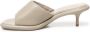 Pinko Beige Kitten Heel Sandalen - Thumbnail 2