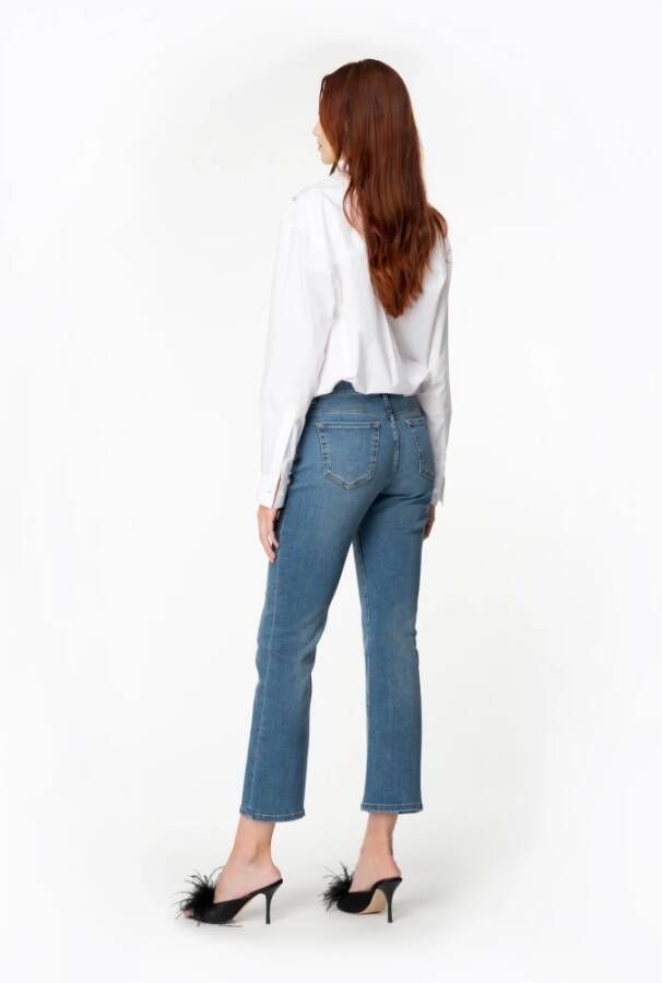 Pinko Brenda Bootcut Cropped Jeans
