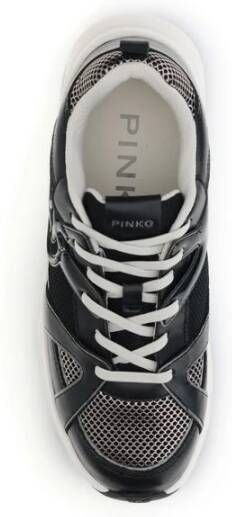 Pinko Chunky Roze Sneakers met Mesh Inzetstukken
