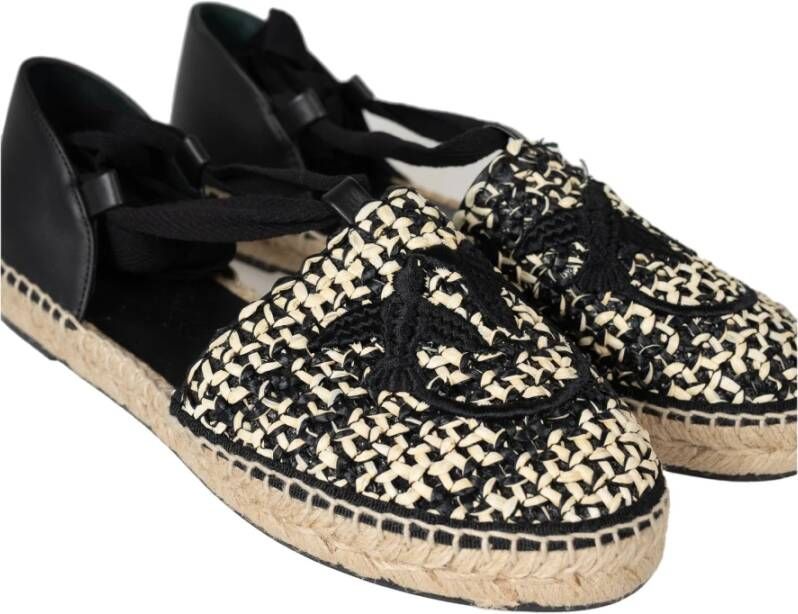 pinko Elegante Espadrilles Angelica Black Dames