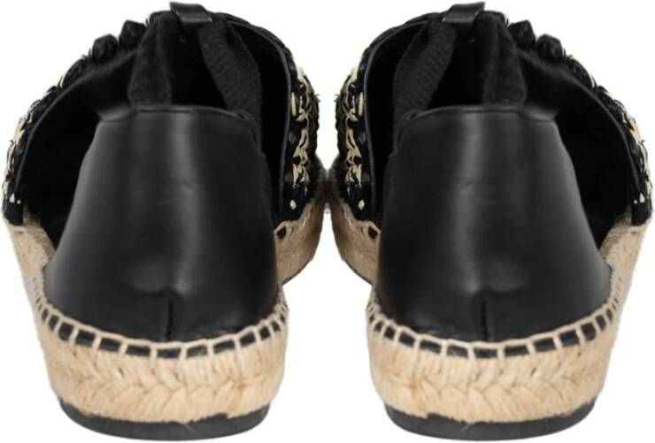 pinko Elegante Espadrilles Angelica Black Dames