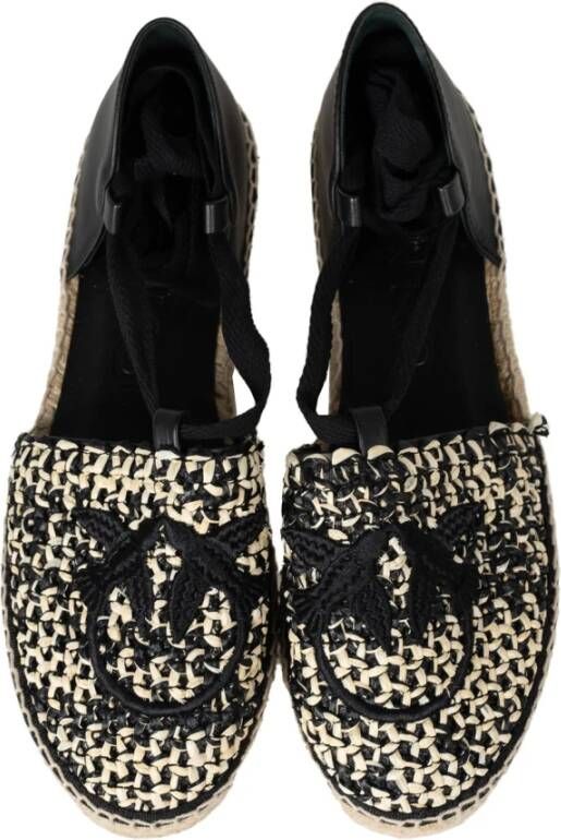 pinko Elegante Espadrilles Angelica Black Dames