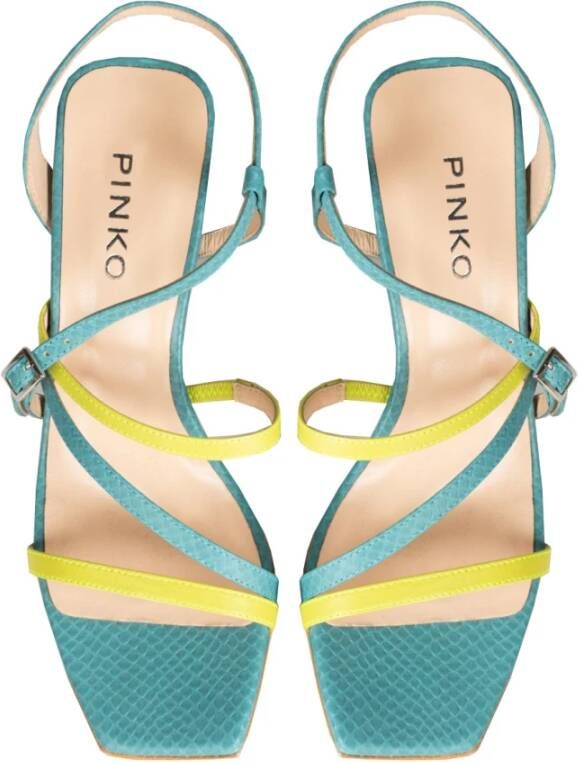 pinko Elegante Hak Sandalen Green Dames