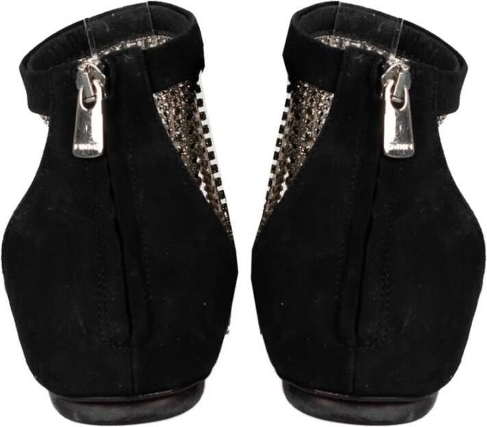 pinko Flat Sandals Black Dames