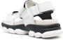 Pinko Witte Leren Casual Open Sandalen White Dames - Thumbnail 3