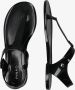 Pinko Platte Sandalen Love Birds Logo Zwart Black Dames - Thumbnail 7