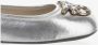 Pinko Gelamineerde leren balletflats Love Birds Gray Dames - Thumbnail 5