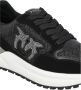 PINKO Lage Sneakers Dames Gem 07 Maat: 38 Materiaal: Textiel Kleur: Zwart - Thumbnail 3