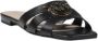 Pinko Zwarte Leren Sandalen Collectie Lente Zomer Black Dames - Thumbnail 28