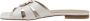 Pinko Witte Leren Sandalen Lente Zomer Collectie White Dames - Thumbnail 18