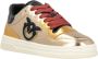 PINKO Lage Sneakers Dames Mandy 01 Maat: 38 Materiaal: Leer Kleur: Goud - Thumbnail 5