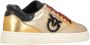 PINKO Lage Sneakers Dames Mandy 01 Maat: 38 Materiaal: Leer Kleur: Goud - Thumbnail 6
