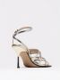 Pinko Gouden Stiletto Sandalen - Thumbnail 2