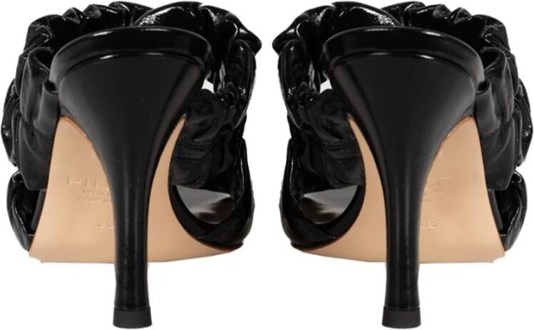 pinko Heeled Mules Black Dames