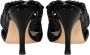 Pinko Bela Cruz Sabot Leather Paint Naplak Zwart Dames - Thumbnail 2